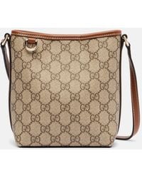Gucci - Gg Emblem Small Bucket Bag - Lyst