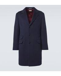 Brunello Cucinelli - Virgin Wool Coat - Lyst