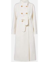 Valentino - Belted Wool And Cashmere Coat - Lyst