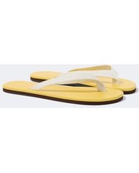 AURALEE - Leather Thong Sandals - Lyst