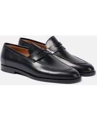 Loro Piana - Sergio Leather Loafers - Lyst