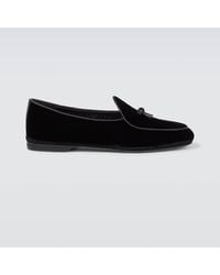 Rubinacci - Loafers Marphy Aus Samt Mit Leder - Lyst