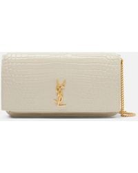 Saint Laurent - Porta Cellulare Cassandre Mini - Lyst