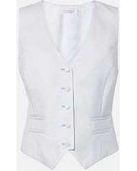 Gabriela Hearst - Coleridge Wool And Silk Vest - Lyst