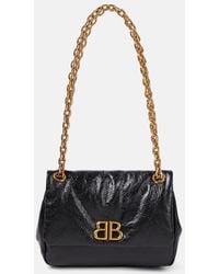Balenciaga - Monaco Mini Leather Shoulder Bag - Lyst
