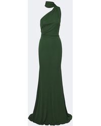 Alex Perry - One-Shoulder Jersey Gown - Lyst
