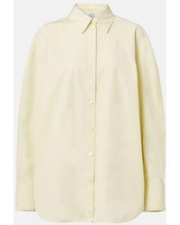 TOTEME - Cotton Poplin Shirt - Lyst
