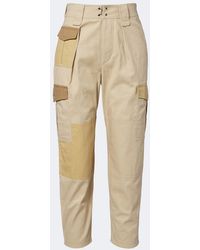Isabel Marant - Renzae Patchwork Cotton Cargo Pants - Lyst
