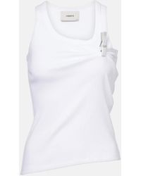 Coperni - Washing Clip Cotton Jersey Tank Top - Lyst