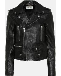 Saint Laurent - Veste en cuir - Lyst