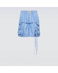 Jacquemus - Le Short Trivela Striped Cotton Shorts - Lyst