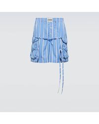 Jacquemus - Le Short Trivela Striped Cotton Shorts - Lyst