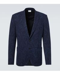 Etro - Printed Jersey Blazer - Lyst