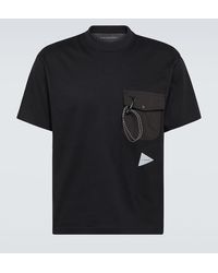 and wander - T-Shirt Pocket T aus Jersey - Lyst