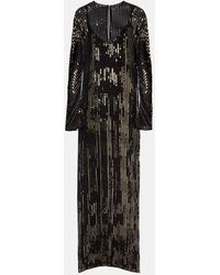 Johanna Ortiz - Robe Aus Seide Mit Pailletten - Lyst