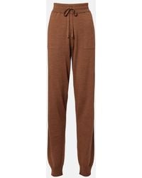 Tod's - Knitted Virgin Wool Straight-Leg Pants - Lyst