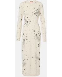 Altuzarra - Ellima Printed Wool And Silk Maxi Dress - Lyst