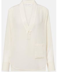 Victoria Beckham - Silk Blouse - Lyst