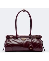 Prada - Schultertasche Bonnie Medium Aus Leder - Lyst