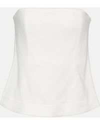 Co. - Strapless Crepe Top - Lyst
