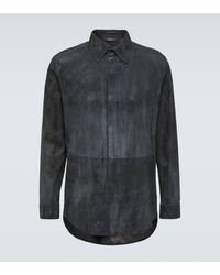 Brioni - Leather Overshirt - Lyst