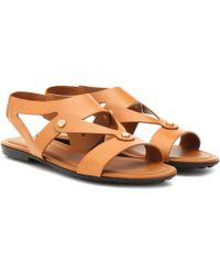 Tod's Sandalen aus Leder - Braun