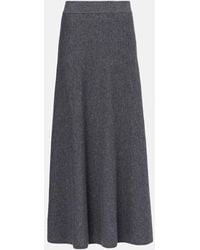 Lisa Yang - Torie Knitted Cashmere Maxi Skirt - Lyst