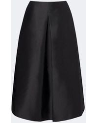 Jonathan Simkhai - Vexa Satin Midi Skirt - Lyst
