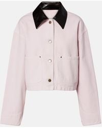 Prada - Cotton Canvas Jacket - Lyst