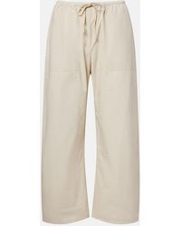Leset - Weite Cropped-Hose Kyoto Aus Baumwolle - Lyst