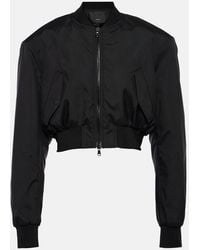 Wardrobe NYC - Cropped Bomber Jacket - Lyst
