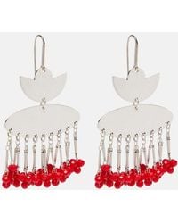 Isabel Marant - Beaded Drop Earrings - Lyst