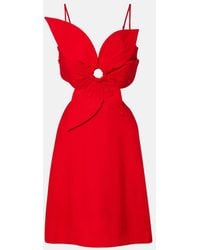 FARM Rio - Vestido Corto Flower En Mezcla De Lino - Lyst