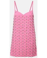 La Fuori - Night Siren Embellished Minidress - Lyst
