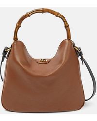Gucci - Diana Medium Leather Shoulder Bag - Lyst