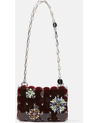 Rabanne - Small Embellished Shoulder Bag - Lyst
