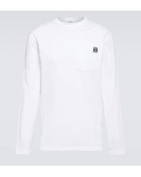 Loewe - Camiseta en jersey de algodon Anagram - Lyst