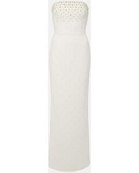 Rebecca Vallance - Bridal Theresa Faux Pearl-embellished Gown - Lyst