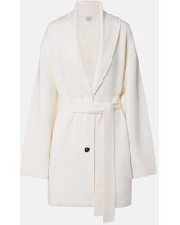TOTEME - Belted Wool Coat - Lyst