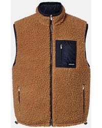 Miu Miu - Wool-Blend Teddy Down Vest - Lyst