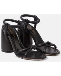 Gianvito Rossi - Cassis Leather Sandals - Lyst