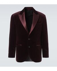 Brunello Cucinelli - Cotton Velvet Blazer - Lyst