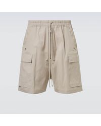 Rick Owens - Cargobela Cotton-Blend Cargo Shorts - Lyst