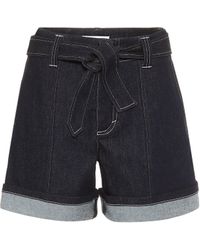 Chloé High-rise Denim Shorts - Blue