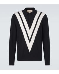 Valentino - Virgin Wool Polo Sweater - Lyst