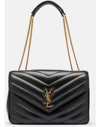 Saint Laurent - Loulou Large Leather Shoulder Bag - Lyst
