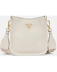 Prada - Schultertasche Mini Aus Leder - Lyst