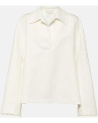 Dries Van Noten - Hemd Aus Leinen Und Baumwolle - Lyst