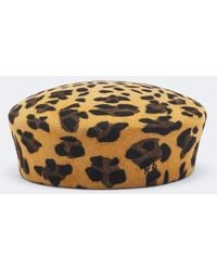 Ruslan Baginskiy - Logo Wool Leopard-Print Hat - Lyst