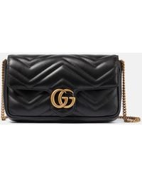 Gucci - Portemonnaie Mit Kettenriemen Gg Marmont - Lyst